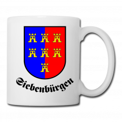 Tasse Sachsenwappen "Siebenbürgen" rund 