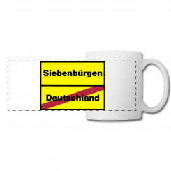 Tasse Ortsschild Siebenbürgen-Deutschland 