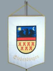 Wimpel "Siebenbürgen" gestickt 