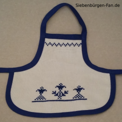 Flaschenschürze handgestickt 