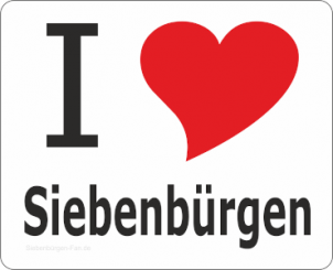 Aufkleber "I love Siebenbürgen" 