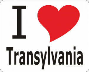 Aufkleber "I love Transylvania" 
