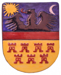 Keramik-Wappen Siebenbürgen 