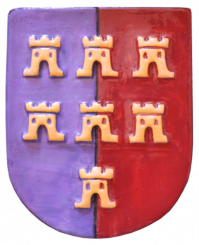 Keramik-Wappen Siebenbürger Sachsen 