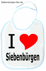 Lätzchen "I love Siebenbürgen" 
