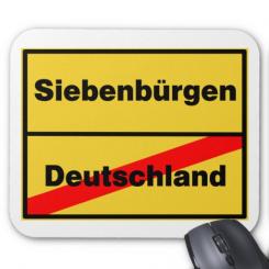 Mauspad Ortsschild Siebenbürgen 