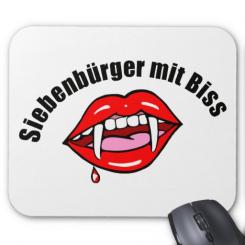 Mauspad "Siebenbürger mit Biss" 