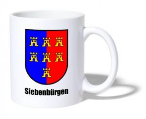 Tasse Sachsenwappen "Siebenbürgen" 
