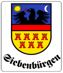Aufkleber Siebenbürgen "Siebenbürgen" 