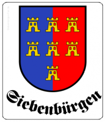 Aufkleber Siebenbürger Sachsen "Siebenbürgen" 