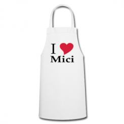 Schürze "I love Mici" Subli 