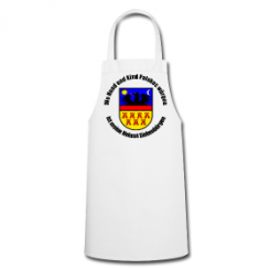 Schürze "Wo Hund und Kind Palukes würgen" Subli 