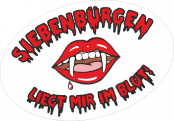 Aufkleber "Siebenbürgen liegt mir im Blut" 