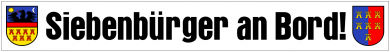 Aufkleber "Siebenbürger an Bord" 