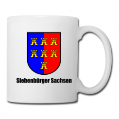 Tasse Sachsenwappen "Siebenbürger Sachsen" 