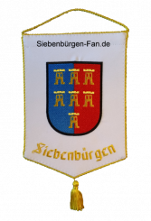 Wimpel "Sachsenwappen" gestickt 