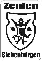 Aufkleber Zeiden Siebenbürgen 