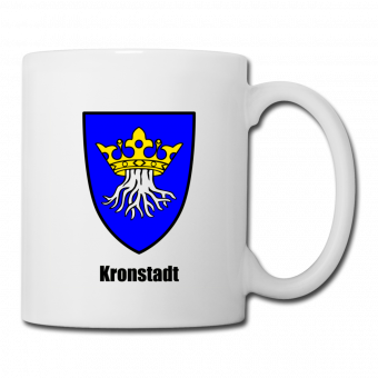 Tasse "Kronstadt" mit Wappen 