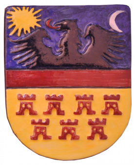 Keramik-Wappen Siebenbürgen 