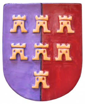 Keramik-Wappen Siebenbürger Sachsen 