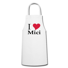 Schürze "I love Mici" Subli 