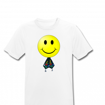 T-Shirt "Smiley mit Krawatte" 